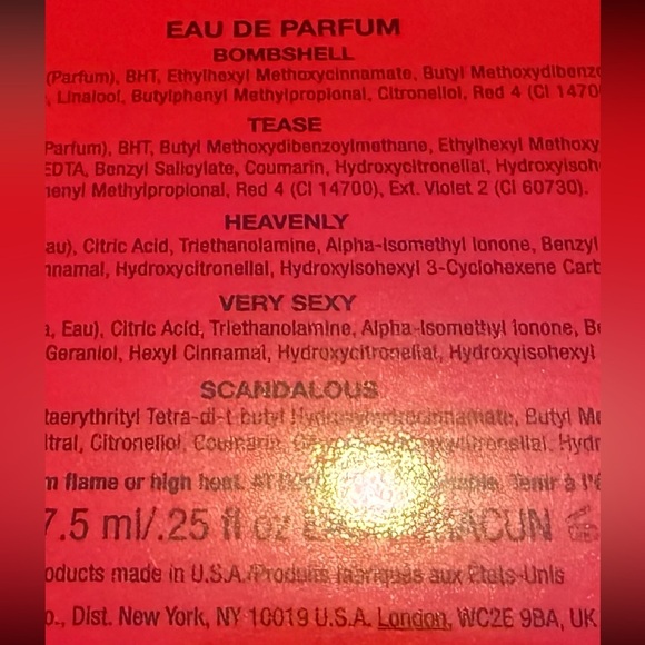 VS Mini Perfume Cologne Set of 5 - Picture 3 of 11